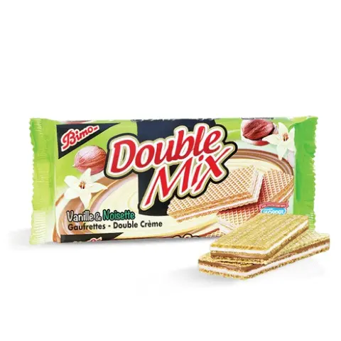 Gaufrettes Double Mix – Chocolat Vanille 200g