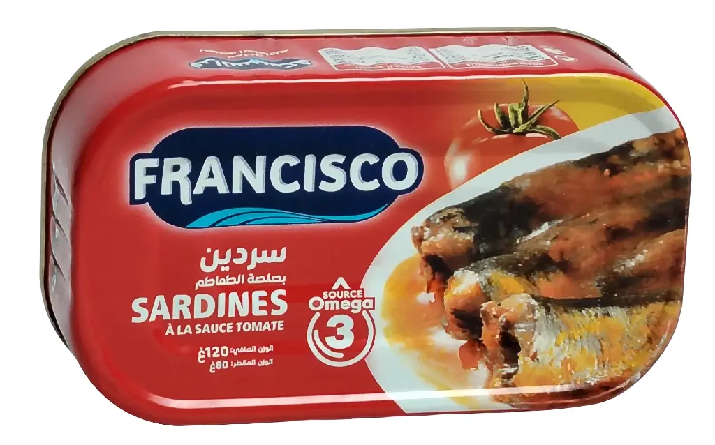 sardines a la tomate 120g