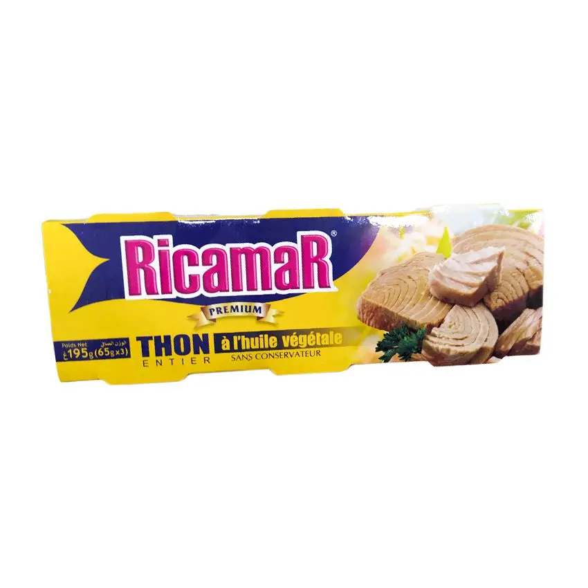 Premium Thon a Huile Végétale 80g x 3