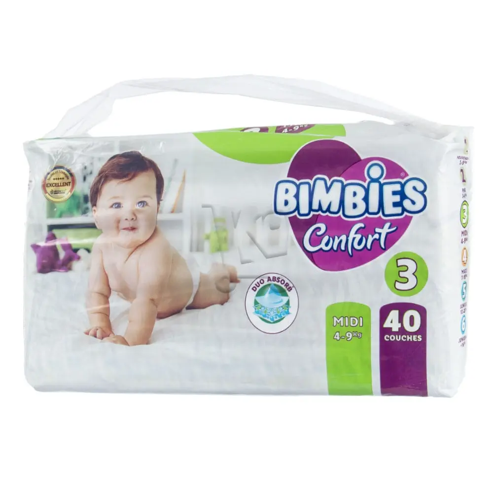 Couches Bébé Confort 3 Midi (40 Pièces)