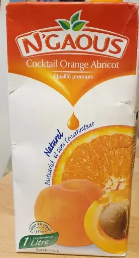 Jus cocktail orange abricot 1L