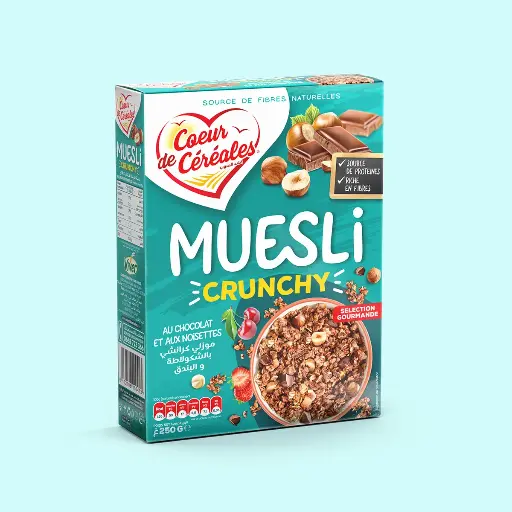 Muesli Crunchy au Chocolat 250g