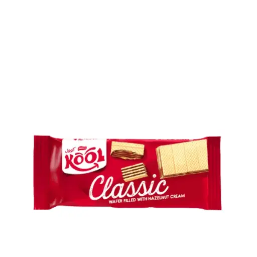 Classic gaufrette a la crème noisette