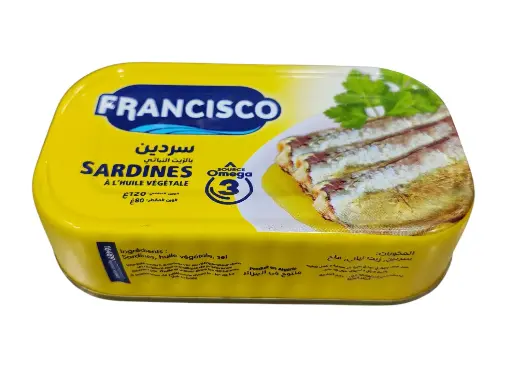sardines a L’Huile Végétale 120g