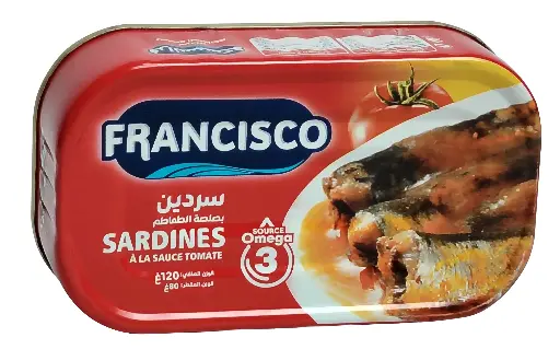 sardines a la tomate 120g