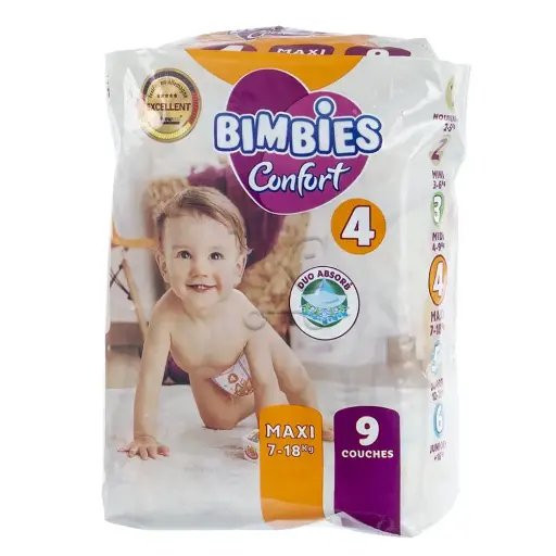 Couches Bébé Confort 4 Maxi (09 Pièces)