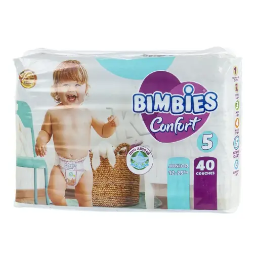 Couches Bébé Confort 5 Junior (40 Pièces)